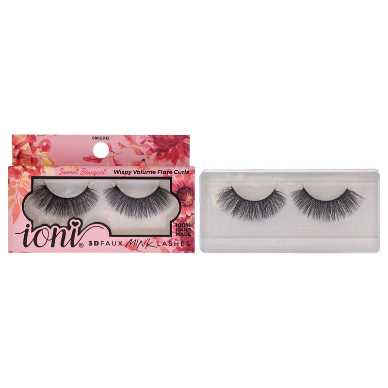 Ioni Lash Garden 3D Faux Mink Lashes - Sweet Bouquet by Ioni for Women - 1 Pair Eyelashes