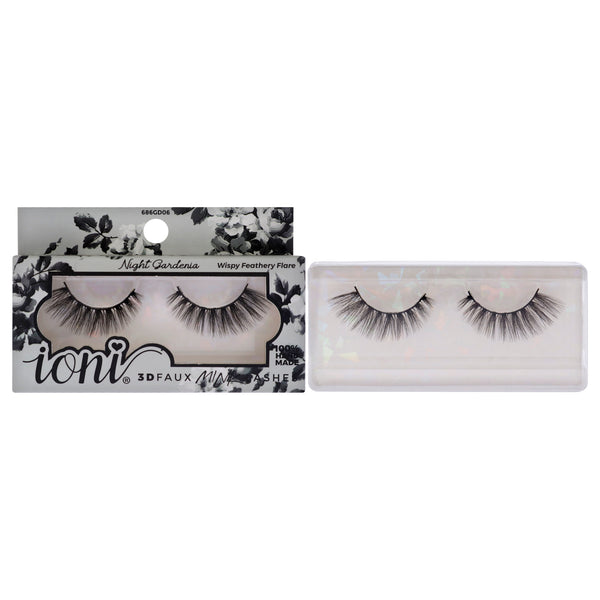 Ioni Lash Garden 3D Faux Mink Lashes - Night Gardenia by Ioni for Women - 1 Pair Eyelashes