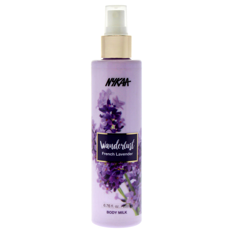 Nykaa Naturals Wanderlust Body Milk - French Lavender by Nykaa Naturals for Women - 6.76 oz Body Milk