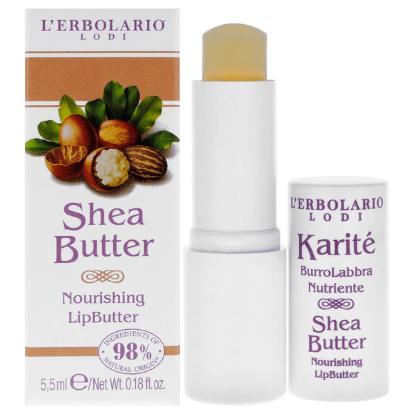 LErbolario Nourishing Lips Butter - Shea Butter by LErbolario for Women - 0.18 oz Lip Balm