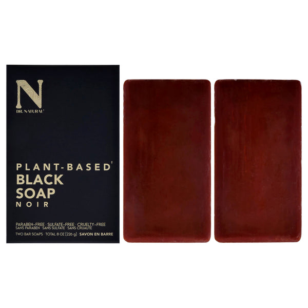 Dr. Natural Bar Soap - Black by Dr. Natural for Unisex - 2 x 8 oz Soap