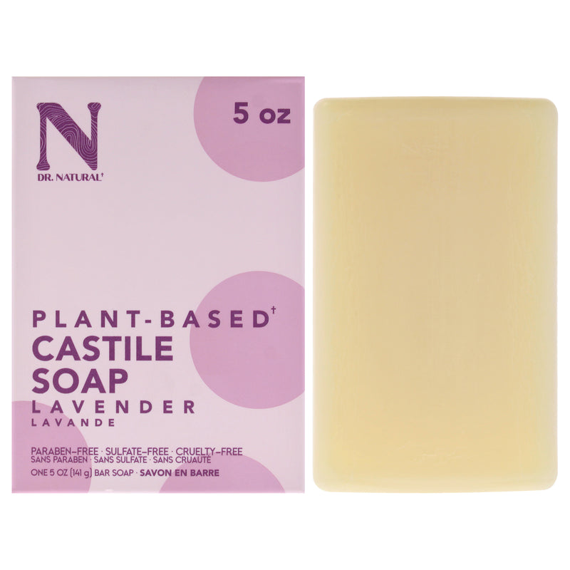 Dr. Natural Castile Bar Soap - Lavender by Dr. Natural for Unisex - 5 oz Soap