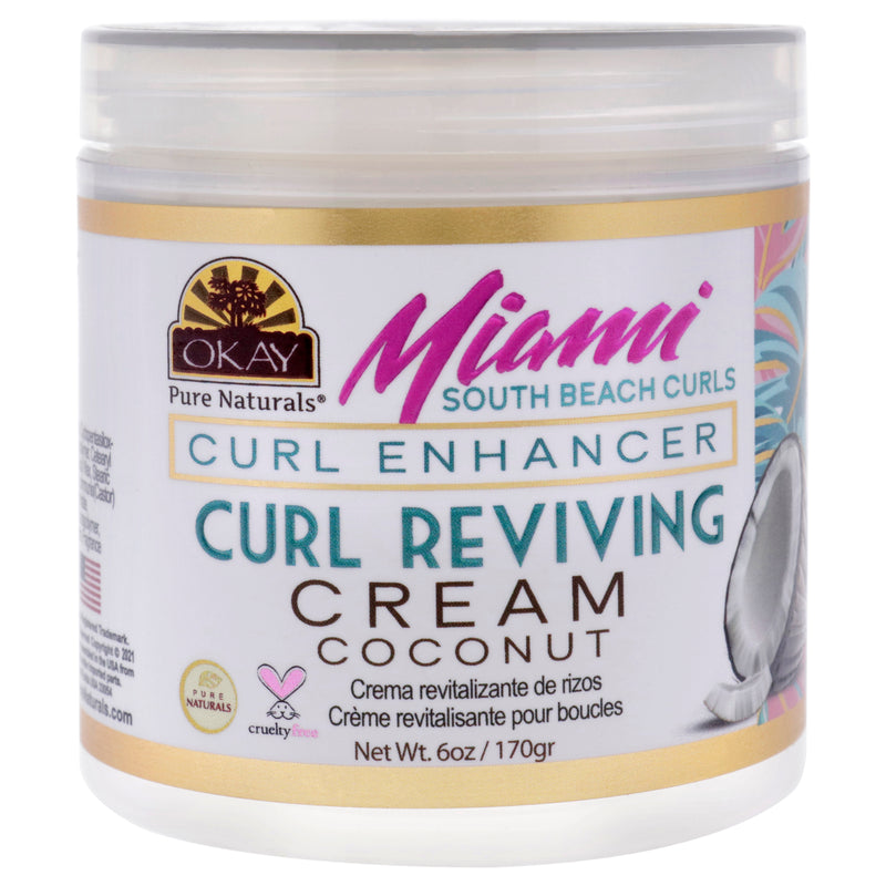 Okay Miami South Beach Curls - Curl Enhancing by Okay for Women - 6 oz Cream