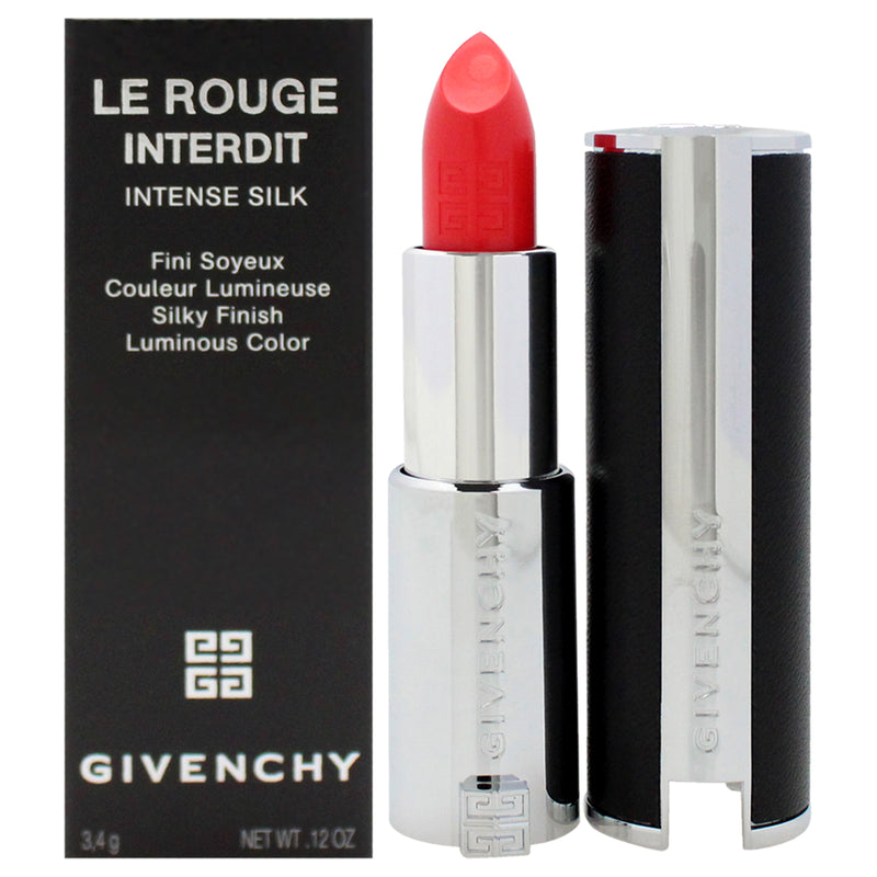 Givenchy Le Rouge Interdit Intense Silk Lipstick - 304 Mandarine Bolero by Givenchy for Women - 0.12 oz Lipstick (Refillable)