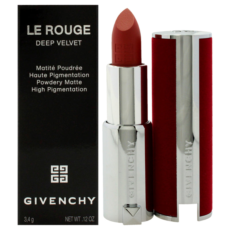 Givenchy Le Rouge Deep Velvet Matte Lipstick - 34 Rouge Safran by Givenchy for Women - 0.12 oz Lipstick