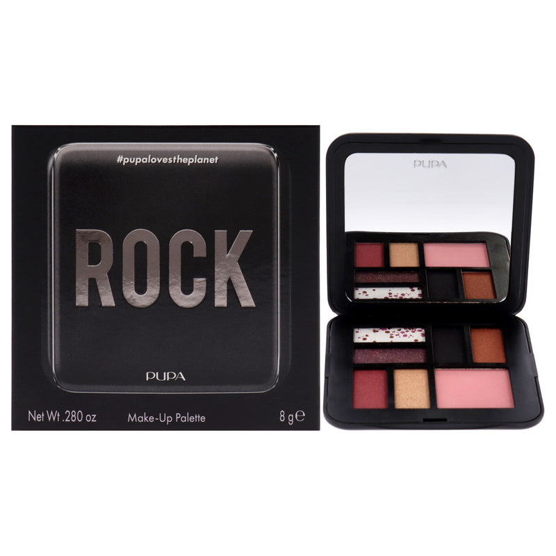 Pupa Milano Make-Up Palette - 004 Rock by Pupa Milano for Women - 0.280 oz Makeup