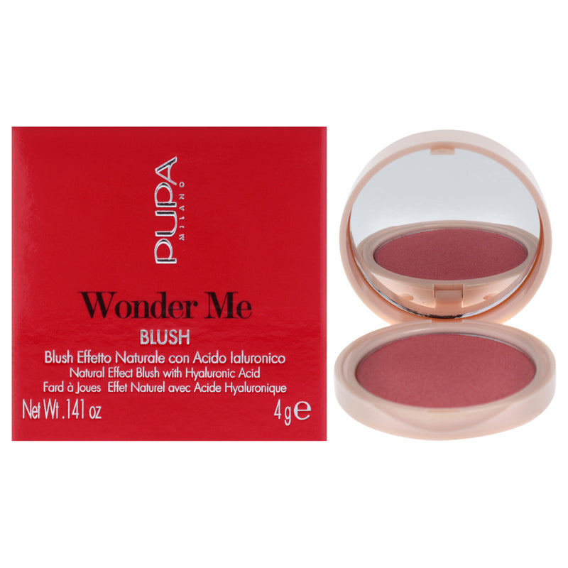 Pupa Milano Wonder Me Blush - 002 Hug Me-Glow by Pupa Milano for Women - 0.141 oz Blush