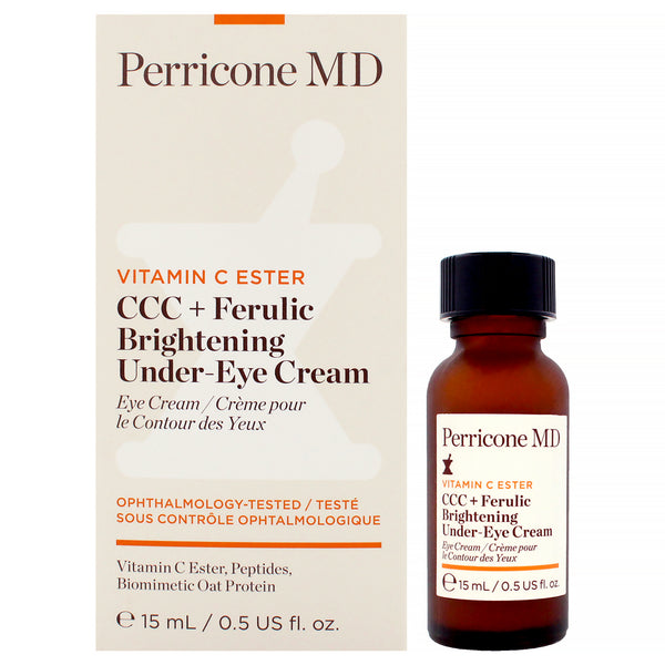 Perricone MD Vitamin C Ester CCC Plus Ferulic Brightening Under Eye Cream by Perricone MD for Women - 0.5 oz Cream