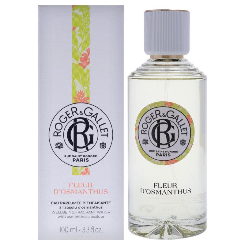 Roger & Gallet Osmanthus Flower by Roger & Gallet for Unisex - 3.3 oz Fragrant Water Spray