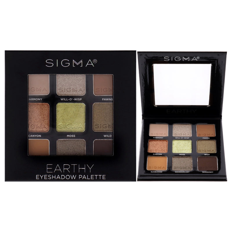 SIGMA Eyeshadow Palette - Earthy by SIGMA for Women - 0.32 oz Eye Shadow