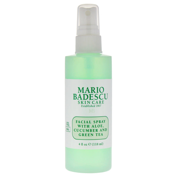 Mario Badescu Facial Spray with Aloe Cucumber and Green Tea by Mario Badescu for Women - 4 oz Spray