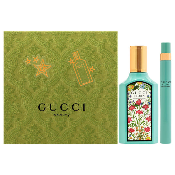 Gucci Flora Gorgeous - Jasmine by Gucci for Women - 2 Pc Gift Set 1.6oz EDP Spray, 0.33oz EDP Spray