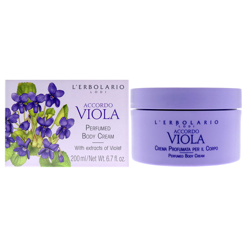 LErbolario Perfumed Body Cream - Accordo Viola by LErbolario for Women - 6.7 oz Body Cream