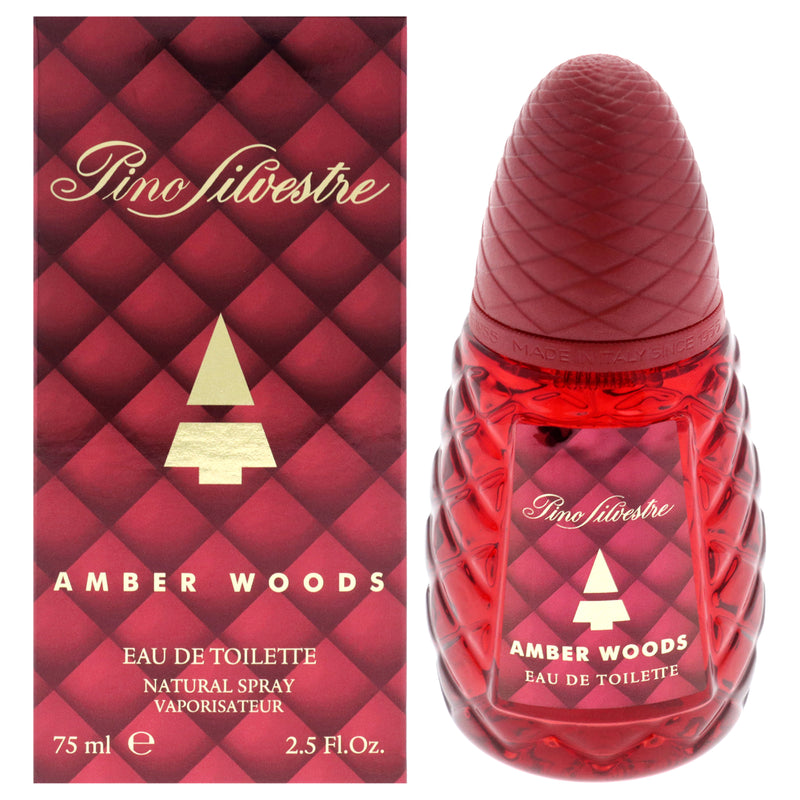 Pino Silvestre Amber Woods by Pino Silvestre for Men - 2.5 oz EDT Spray