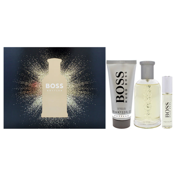Hugo Boss Boss No. 6 by Hugo Boss for Men - 3 Pc Gift Set 3.3oz EDT Spray, 0.3oz EDT Spray, 3.3oz Shower Gel