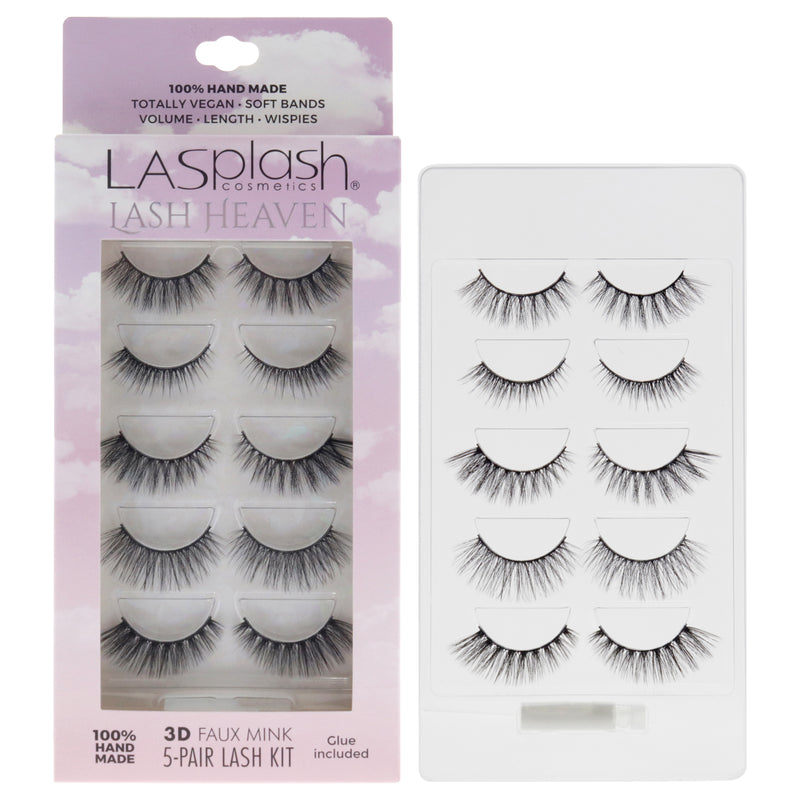 LASplash Lash Heaven Kit by LASplash for Women - 5 Pair Eyelashes