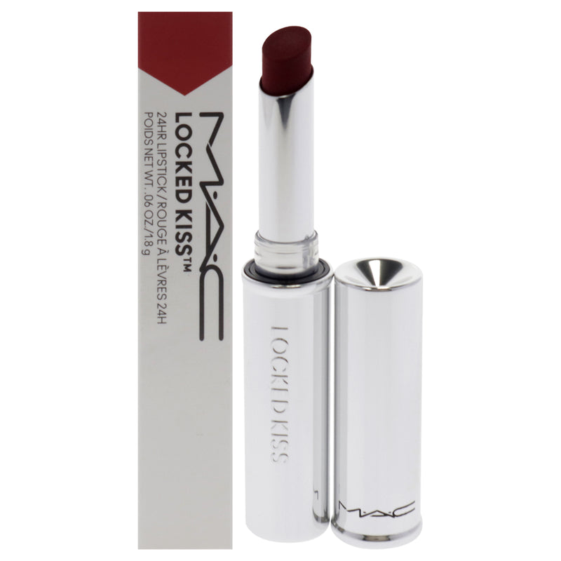 MAC Locked Kiss 24 Hour Lipstick - 95 Vicious by MAC for Women - 0.06 oz Lipstick