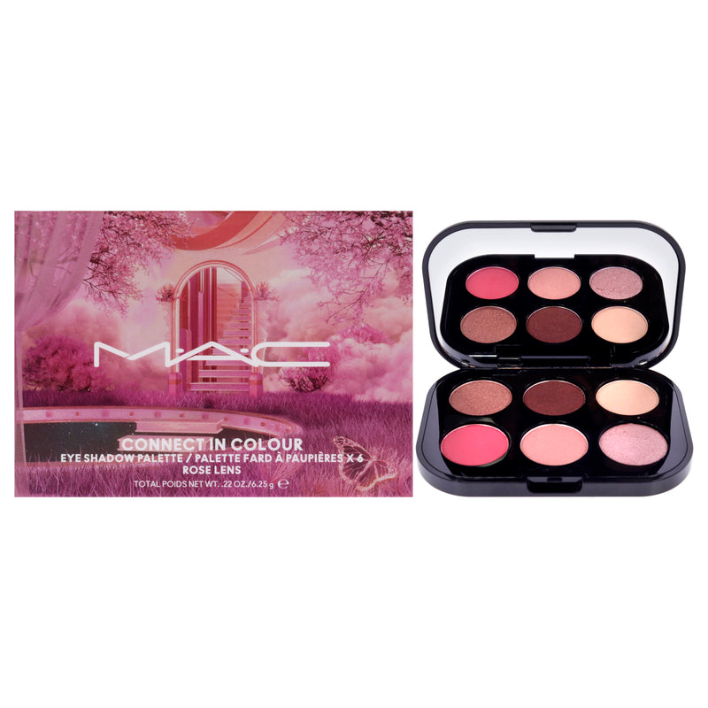 MAC Connect In Colour Eye Shadow Palette - Rose Lens by MAC for Women - 0.22 oz Eye Shadow