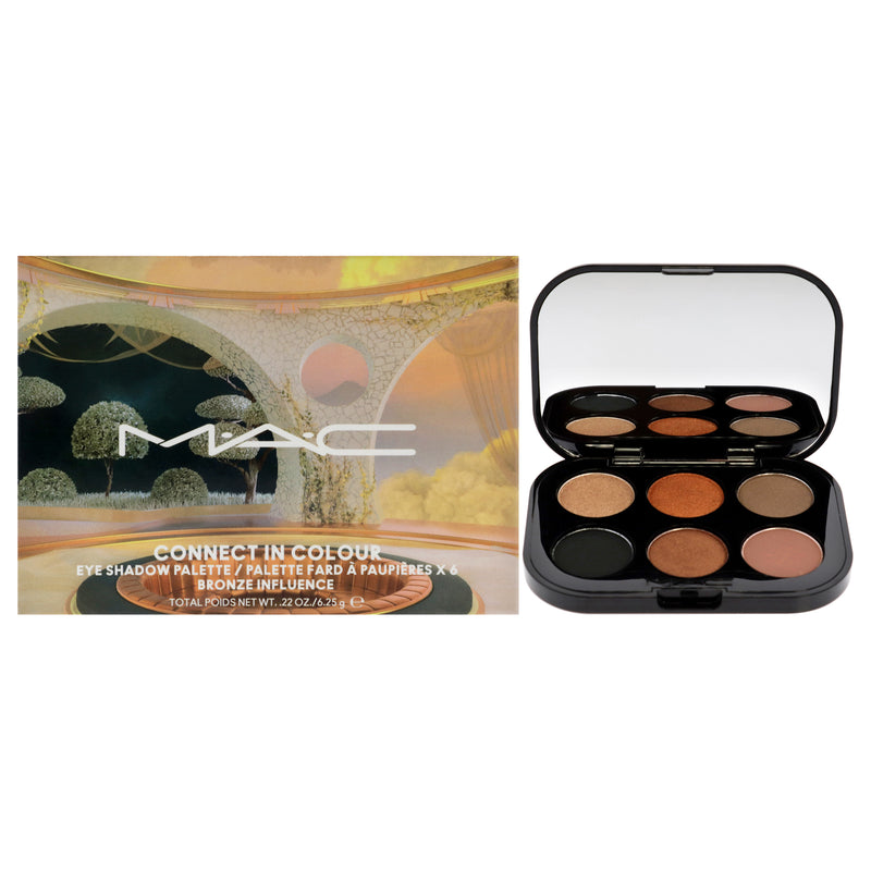 MAC Connect In Colour Eye Shadow Palette - Bronze Influence by MAC for Women - 0.22 oz Eye Shadow