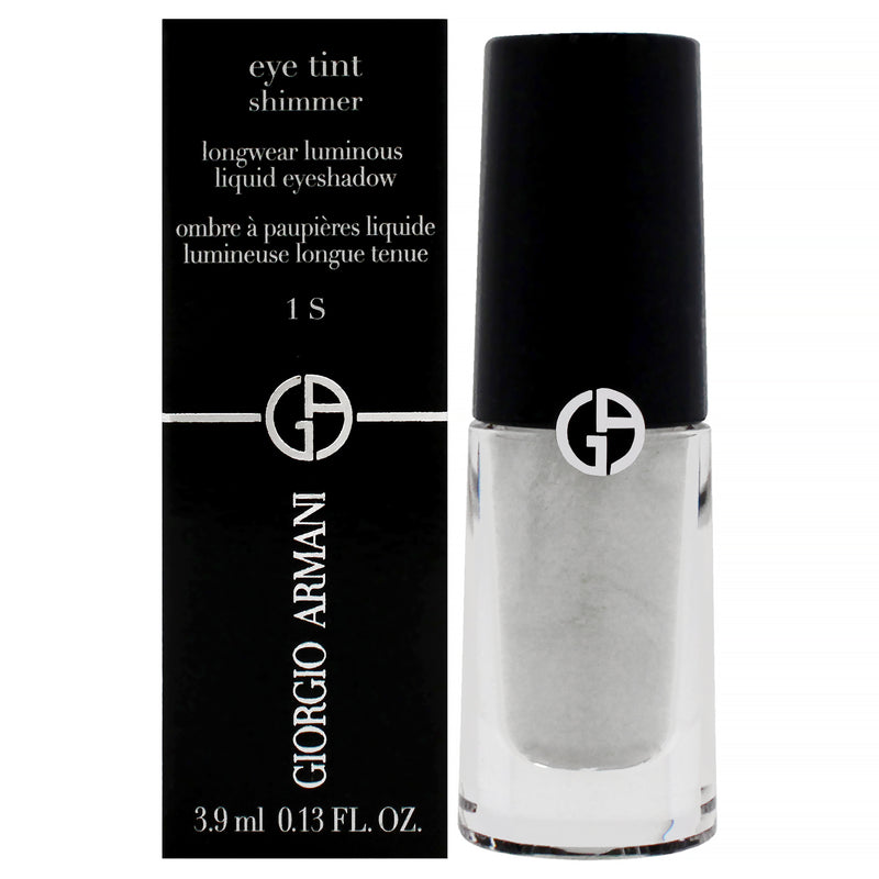 Giorgio Armani Eye Tint Shimmer Liquid Eyeshadow - 1 S Silver by Giorgio Armani for Women - 0.13 oz Eye Shadow