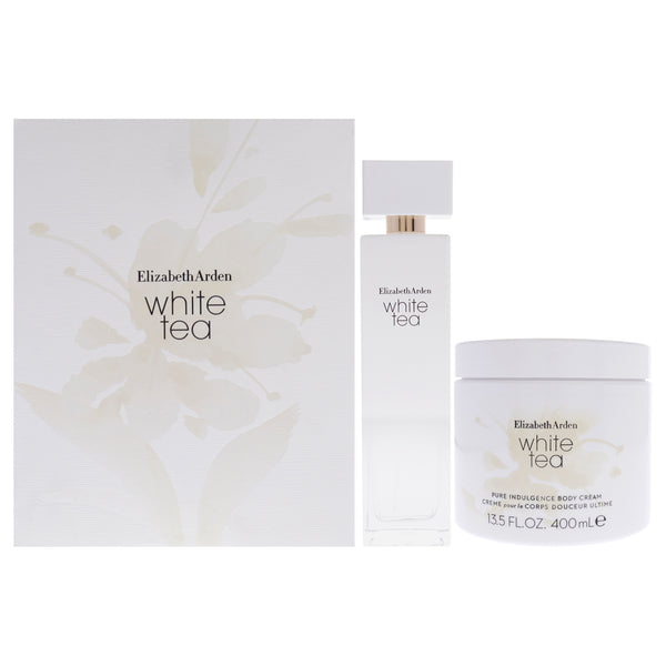 Elizabeth Arden White Tea by Elizabeth Arden for Women - 2 Pc Gift Set 3.3oz EDT Spray, 13.5oz Body Cream
