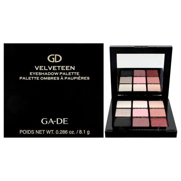 GA-DE Velveteen Eyeshadow Palette - 55 Shades of Love by GA-DE for Women - 0.0286 oz Eye Shadow