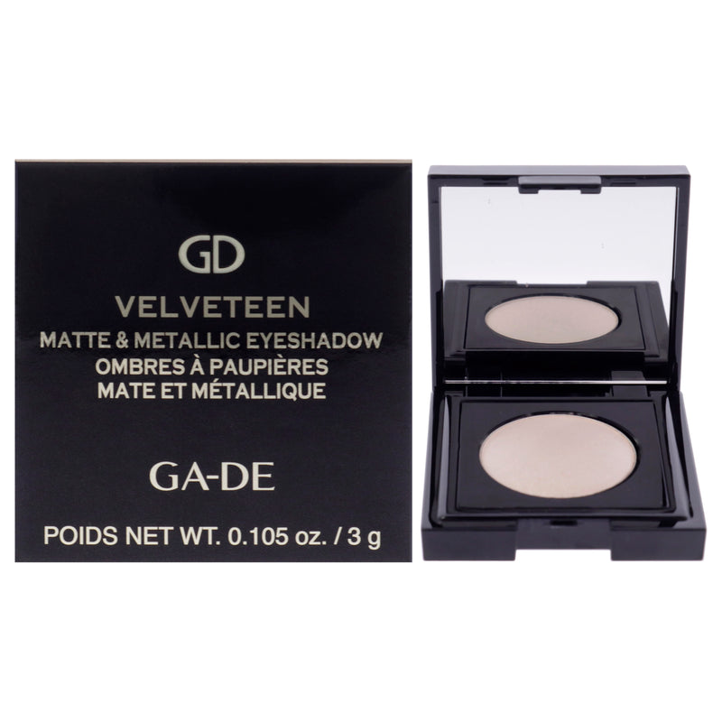 GA-DE Velveteen Matte and Metallic Eyeshadow - 195 Nude by GA-DE for Women - 0.105 oz Eye Shadow