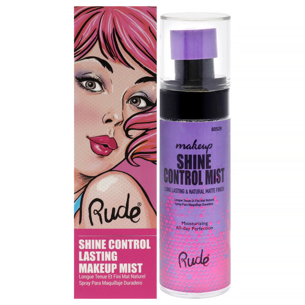 Rude Cosmetics Shine Control Lasting Makeup Mist by Rude Cosmetics for Women - 2.028 oz Mist