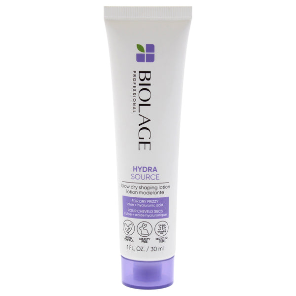 Matrix Biolage Hydrasource Blow Dry Shaping Lotion by Matrix for Unisex - 1 oz Lotion