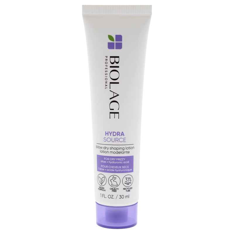 Matrix Biolage Hydrasource Blow Dry Shaping Lotion by Matrix for Unisex - 1 oz Lotion