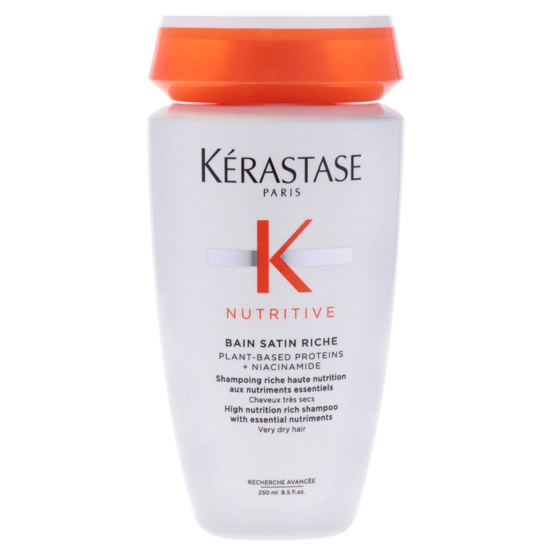 Kerastase Nutritive Bain Satin Riche Shampoo by Kerastase for Unisex - 8.5 oz Shampoo