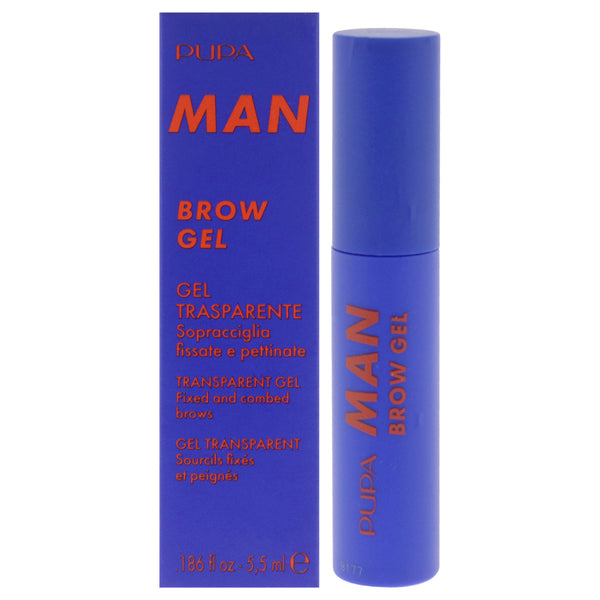 Pupa Milano Brow Gel - 001 Transparent by Pupa Milano for Men - 0.186 oz Gel