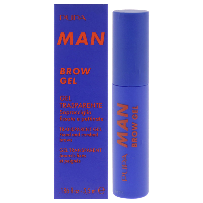 Pupa Milano Brow Gel - 001 Transparent by Pupa Milano for Men - 0.186 oz Gel