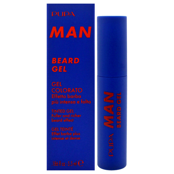 Pupa Milano Beard Gel Tinted - 002 Medium Dark by Pupa Milano for Men - 0.186 oz Gel