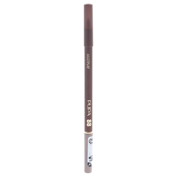 Pupa Milano Multiplay Eye Pencil - 88 Dark Wood by Pupa Milano for Women - 0.04 oz Eyebrow Pencil