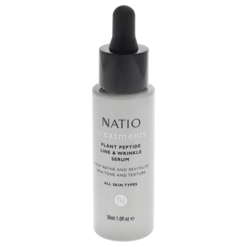 Natio Treatments Plant Peptide Line and Wrinkle Serum by Natio for Women - 1 oz Serum