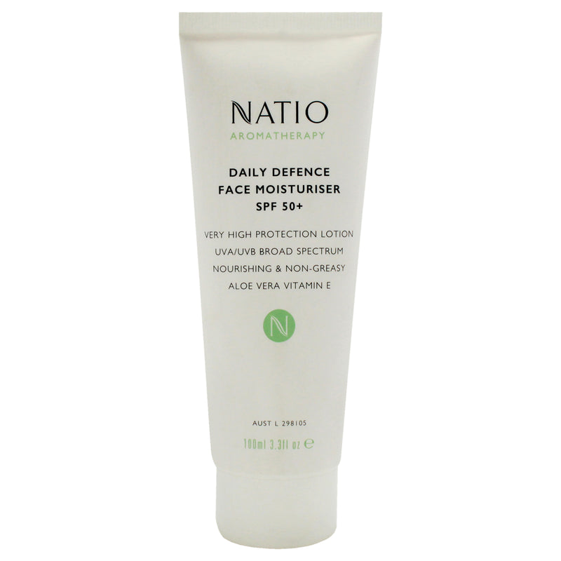 Natio Daily Defence Face Moisturiser SPF 50 by Natio for Women - 3.3 oz Cream