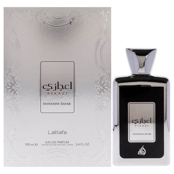 Lattafa Ejaazi Intensive Silver by Lattafa for Men - 3.4 oz EDP Spray