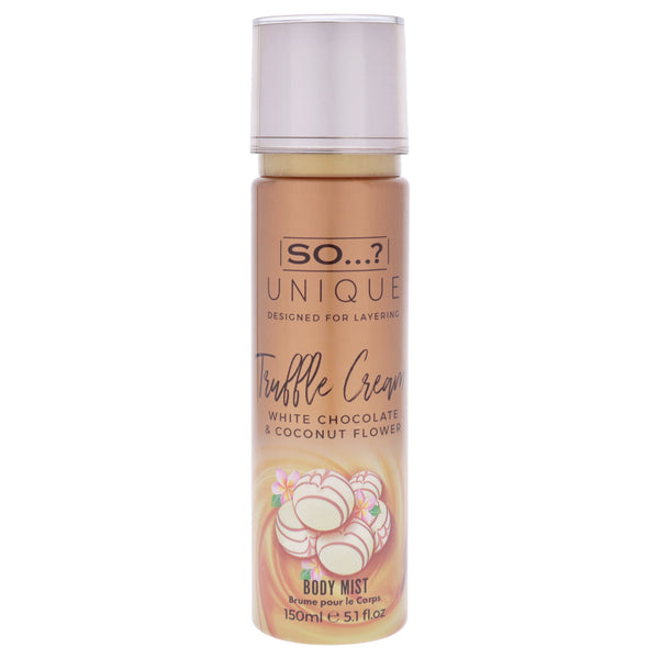 So…? Unique Body Mist - Truffle Cream by So…? for Women - 5.1 oz Body Mist