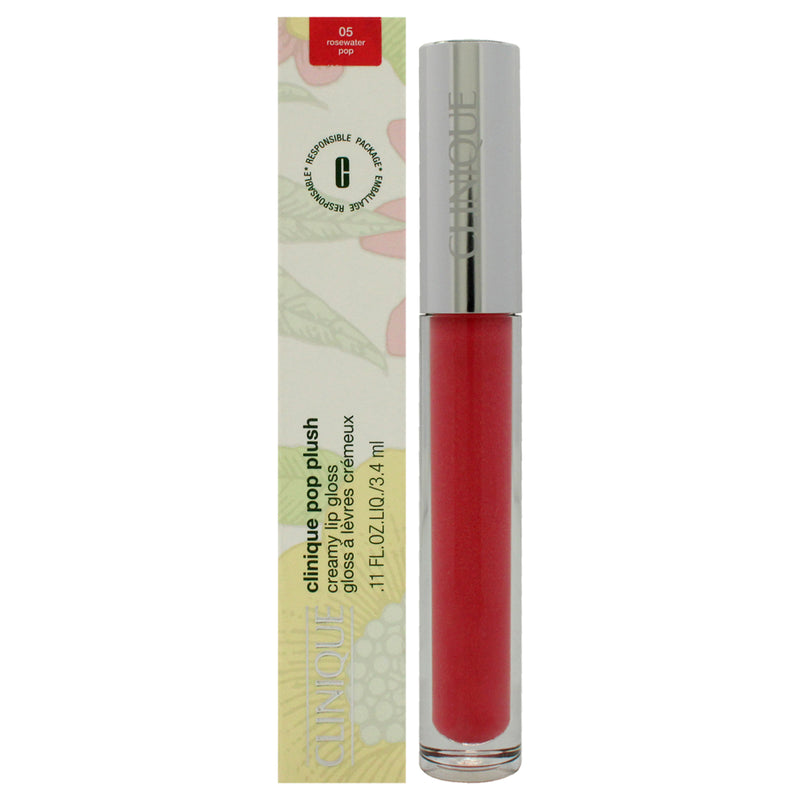 Clinique Pop Plush Creamy Lip Gloss - 05 Rosewater Pop by Clinique for Women - 0.11 oz Lip Gloss
