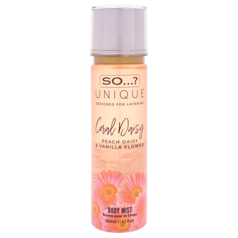 So…? Unique Body Mist - Coral Daisy by So…? for Women - 5.1 oz Body Mist