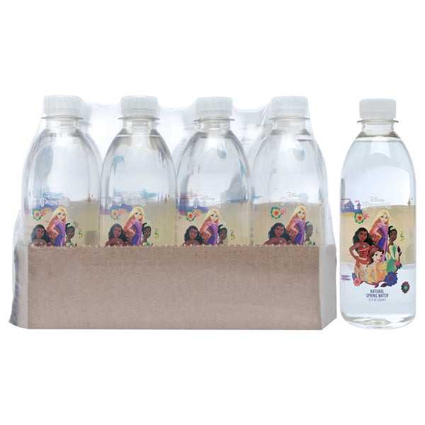 Disney Water Disney Princess Group Water Bottle - Pet Material by Disney Water for Unisex - 12 x 12 oz Water