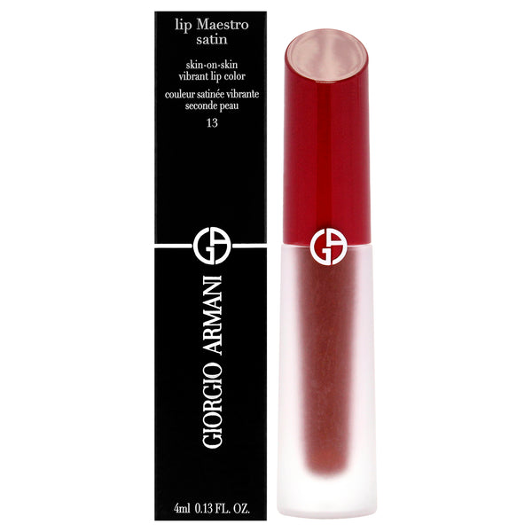 Giorgio Armani Lip Maestro Satin Lipstick - 13 Gala Night by Giorgio Armani for Women - 0.13 oz Lipstick