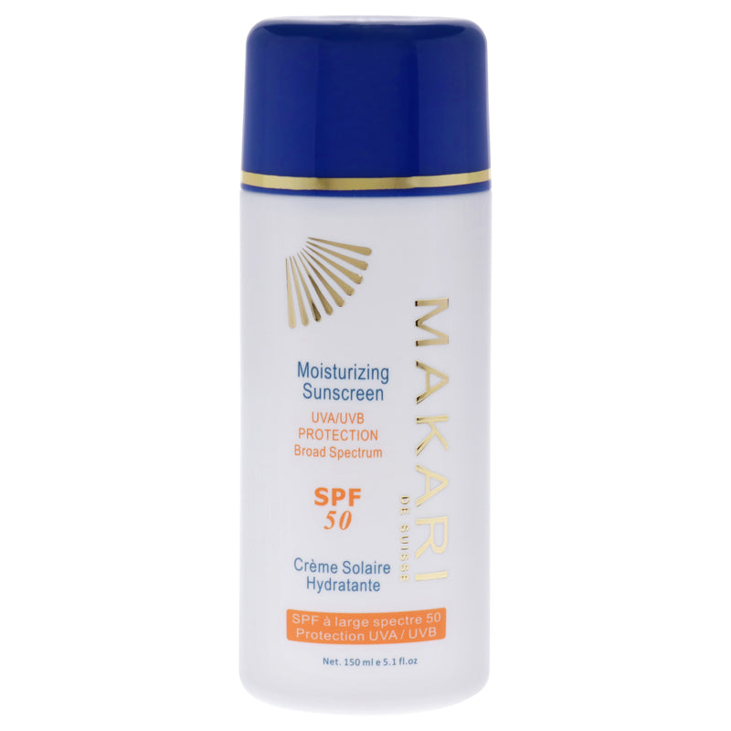 Makari Moisturizing Sunscreen SPF 50 by Makari for Women - 5.1 oz Sunscreen