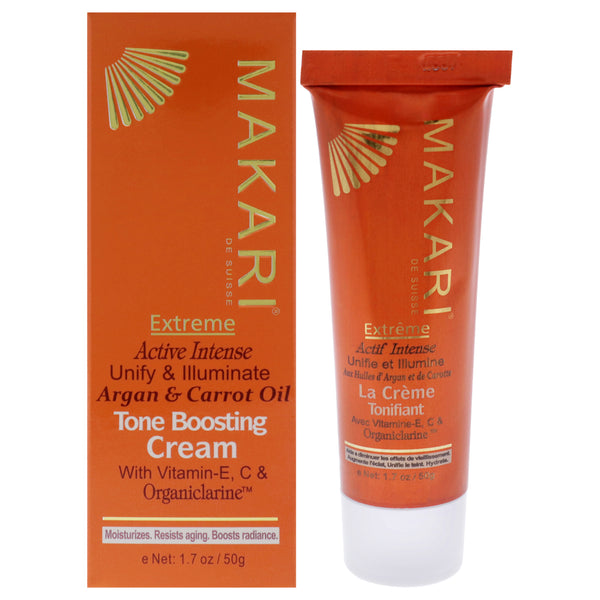 Makari Extreme Argan and Carrot Tone Boosting Cream by Makari for Women - 1.7 oz Cream