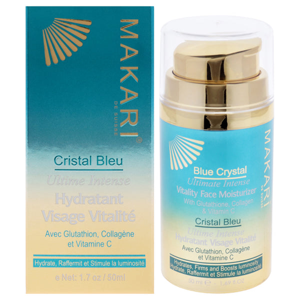 Makari Blue Crystal Vitality Face Moisturizer Cream by Makari for Women - 1.7 oz Cream