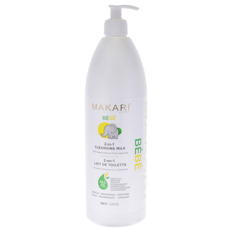 Makari 2-in-1 Bebe Cleansing Milk by Makari for Women - 33.8 oz Cleanser