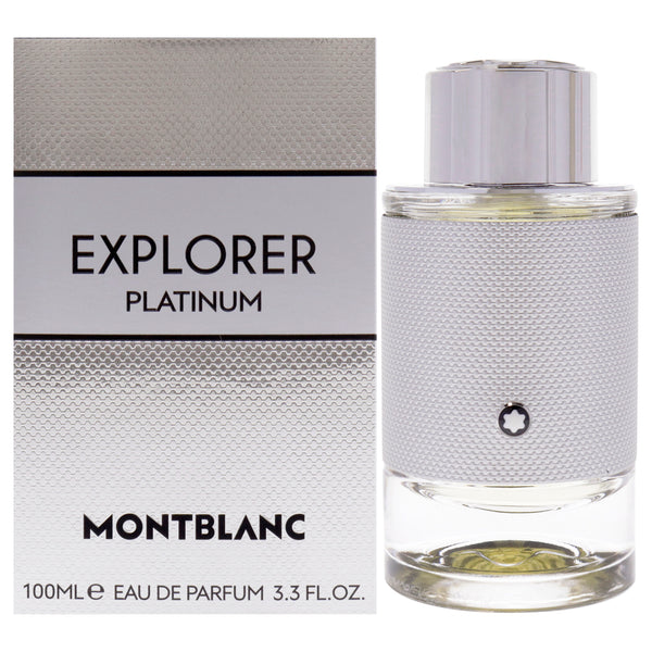 Mont Blanc Explorer Platinum by Mont Blanc for Men - 3.3 oz EDP Spray