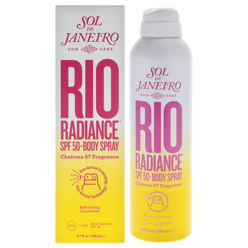 Sol de Janeiro Rio Radiance SPF 50 Body Spray by Sol de Janeiro for Unisex - 6.7 oz Body Spray