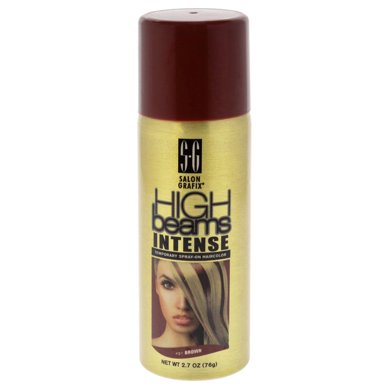 Salon Grafix High Beams Intense Temporary Spray - 31 Brown by Salon Grafix for Unisex - 2.7 oz Hair Color